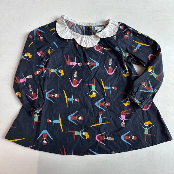 Margherita by Missoni Black Multi Stretching Print Dress - Picture 1 of 5